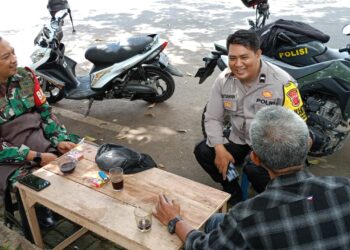 Sambangi Warga Polisi di Kota Sukabumi Sampaikan Imbauan Kamtibmas