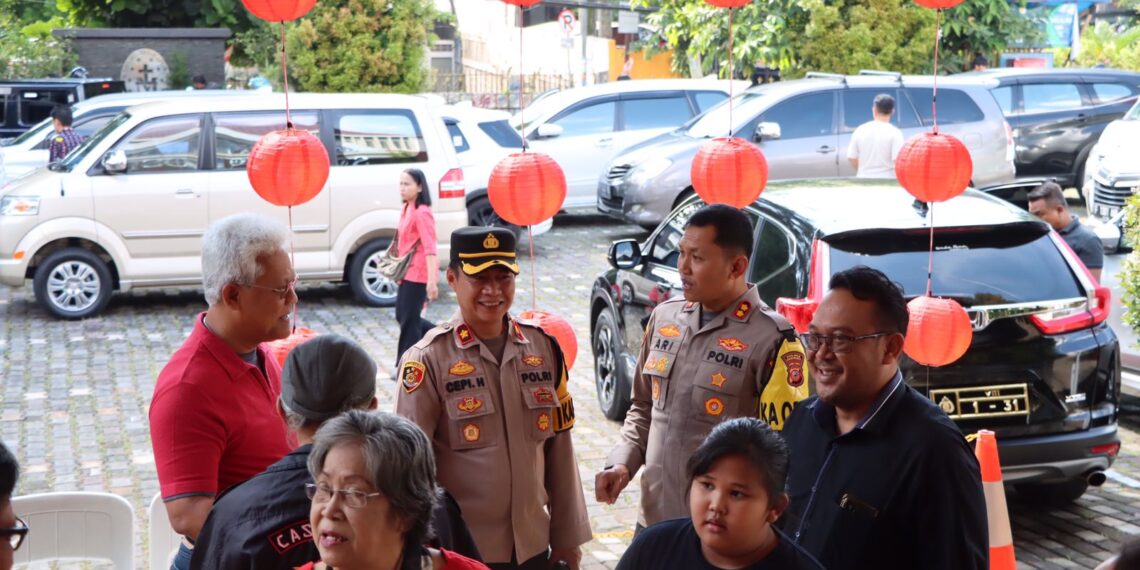 Gelar Minggu Kasih, Kapolres Sukabumi Kota Pantau Kebaktian Rutin