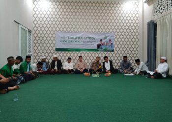 Kapolsek Citamiang menghadiri lailatul Ijtima’ dan Istighosah di PC NU Kota Sukabumi