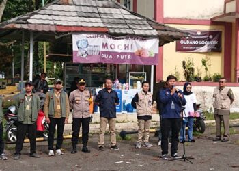 Polsek Kadudampit bersama forkopimcam Gelar Apel Kesiapan Personil Pam TPS di Wilayah Kecamatan Kadudampit