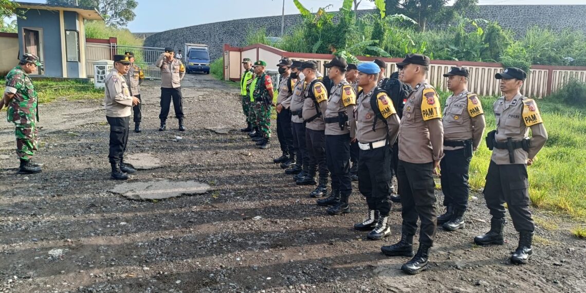 Polsek Warudoyong Gelar Apel Kesiapan Personil Pam TPS di Wilayah Kecamatan Warudoyong