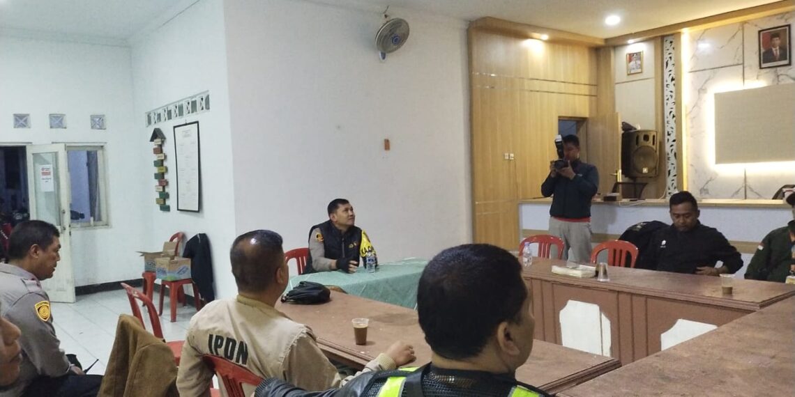 Pastikan Keamanan Logistik Pemilu,Kapolres Sukabumi Kota Kontrol Gudang PPK Kecamatan Cireunghas