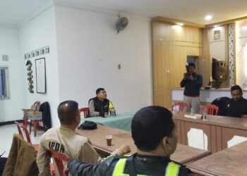 Pastikan Keamanan  Logistik Pemilu,Kapolres Sukabumi Kota Kontrol Gudang PPK Kecamatan Cireunghas