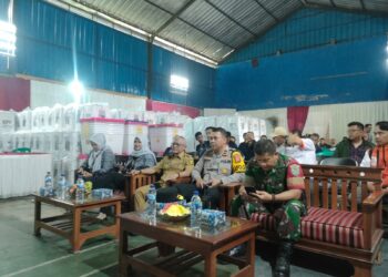 Kapolsek Sukaraja Hadiri Acara Rapat Pleno Terbuka Rekapitulasi Perhitungan Suara Pemilu 2024