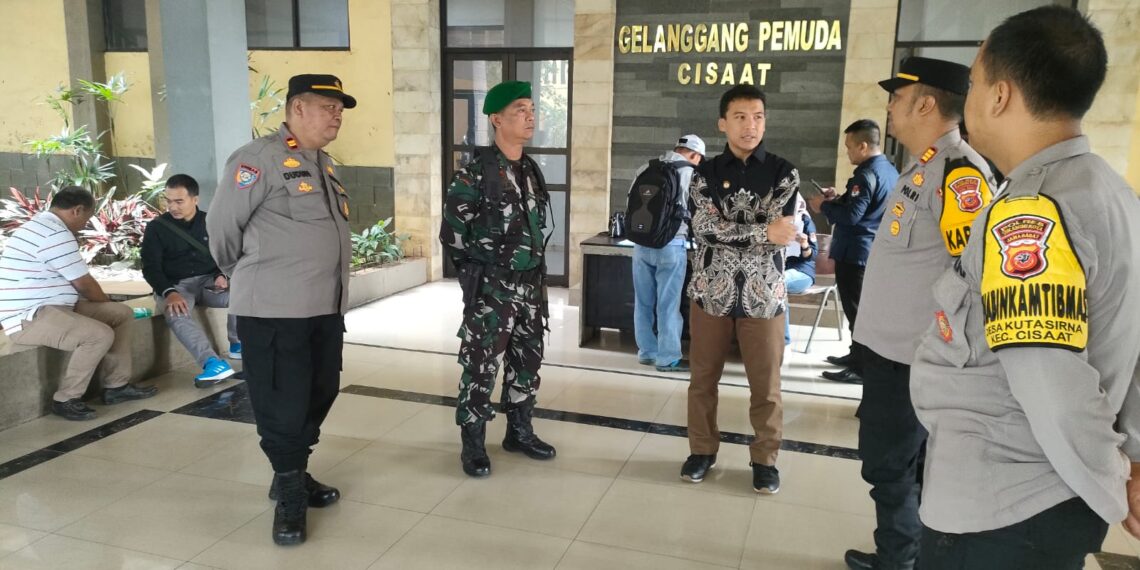 Polsek Cisaat laksanakan Pengamanan Rapat Pleno Terbuka, Hasil Perhitungan Suara