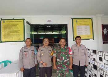 Polsek Warudoyong Laksanakan Pengamanan Di Gudang Logistik PPK Kecamatan Warudoyong