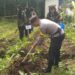 Bhabinkamtibmas Polsek Sukaraja Hadiri Pelaksanaan Kegiatan Penanaman Pohon