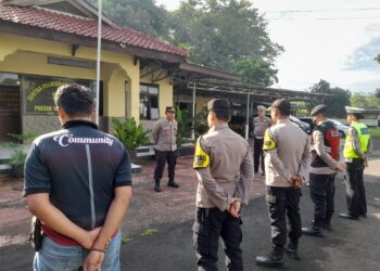 Polsek Warudoyong Gelar Apel Pagi Sebagai Bentuk Kedisiplinan