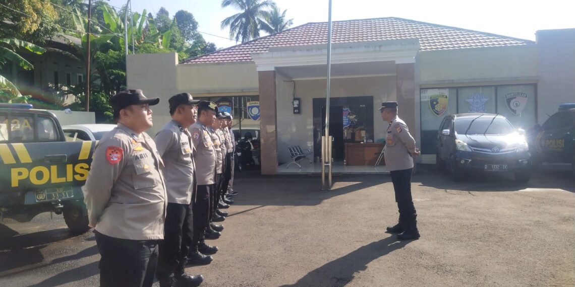 Apel Pagi Polsek Cireunghas Polres Sukabumi Kota, Sebagai Bentuk Komunikasi Pimpinan dan Anggota
