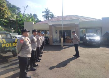 Apel Pagi Polsek Cireunghas Polres Sukabumi Kota, Sebagai Bentuk Komunikasi Pimpinan dan Anggota