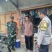 Masuknya Musim Hujan, Senergitas TNI – Polri Bhabinkamtibmas Himbau Warga Waspada Bencana Alam