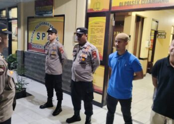 Antisipasi Gangguan Kamtibmas, Polsek Citamiang Gelar Apel Kegiatan Rutin Yang Ditingkatkan (KRYD)