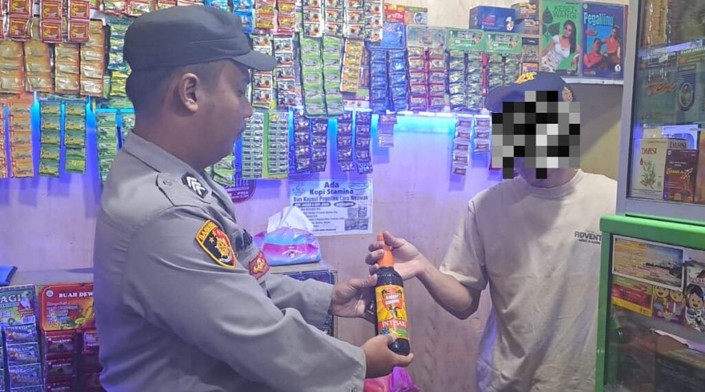 Cipta Kondisi, Polsek Citamiang Gelar Operasi Minuman Keras (Miras)