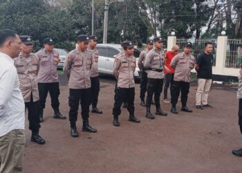 Polsek Citamiang Gelar Apel Pagi Sebagai Bentuk Kedisiplinan
