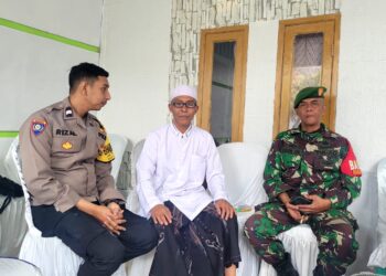 Bhabinkamtibmas Desa Prianganjaya Sampaikan Pesan Kamtibmas