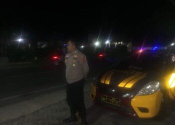 Patroli Malam, Unit Samapta Polsek Cisaat Tekan Kriminalitas dan Gangguan Kamtibmas