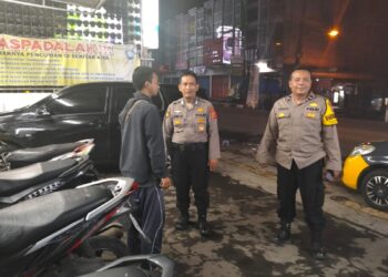 Polsek Cisaat Laksanakan Patroli KRYD Cegah Kejahatan di Malam Hari