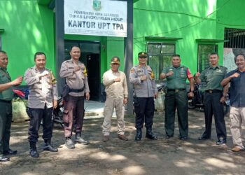 Wujud Nyata Kedekatan TNI-POLRI, Kapolsek Lembursitu Bangun Sinergitas TNI-POLRI