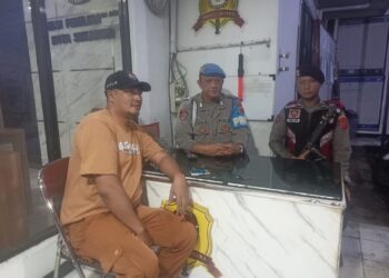 Amankan Gudang Logistik KPU Kota Sukabumi 24 Jam Polsek Citamiang Ploting Personil