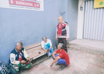 Jelang Pemilu 2024 Unit Samapta Polsek Cibeureum Lakukan Patroli Dialogis dan Berikan Pesan Kamtibmas