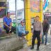Sambangi Pangkalan Ojek, Patroli Samapta Polsek Cisaat  Berikan Himbauan Kamtibmas