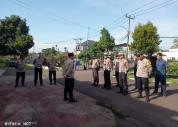 Polsek Warudoyong Gelar Apel Pagi Sebagai Bentuk Kedisiplinan