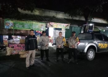 Cegah Berandalan Motor Polsek Kebonpedes Laksanakan Patroli KRYD Malam Minggu