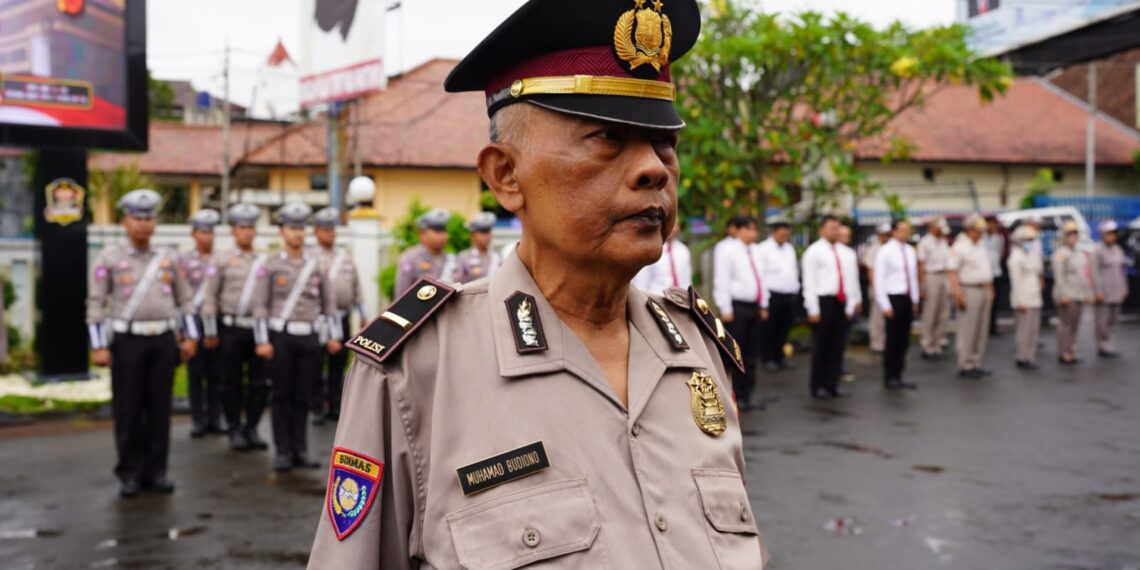 36 Tahun Dinas, Bintara Polri di Sukabumi Naik Pangkat Jadi Perwira