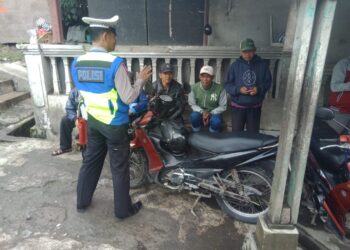 Demi Mengurangi Kecelakaan Lalu Lintas dan Pelanggaran Guna Mewujudkan Kamseltibcar Lantas Di Wilayah Polsekl Sukalarang