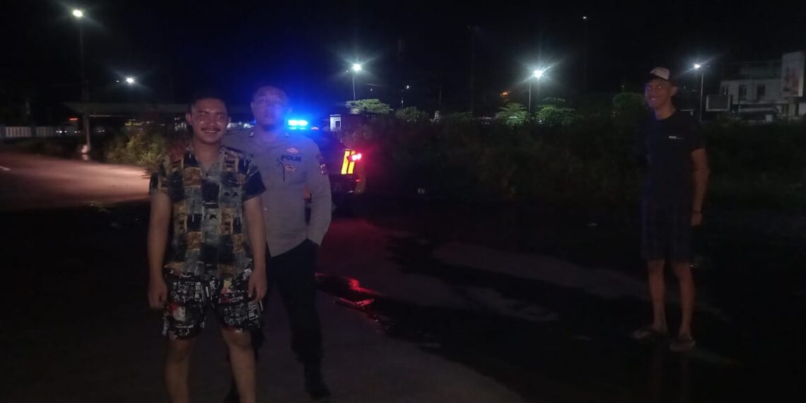 Polsek Baros Laksanakan Kegiatan Rutin yang Tingkatkan (KRYD) Patroli QR 5305 A. Antisipasi Gangguan Kamtibmas