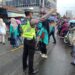 Antisipasi Kemacetan Sore, Unit Lantas Polsek Sukalarang Melaksanakan Gstur Lalin Saat Jam Pulang Karyawan