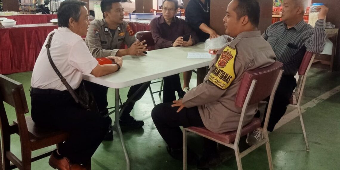 Minggu Kasih, polsek Sukalarang Pengamanan di Gereja Kristen Indonesis (GKI) Penginjil Kota Sukabumi