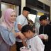 Gapai Berkah Ramadhan, Polres Sukabumi Kota Santuni Puluhan Anak Yatim