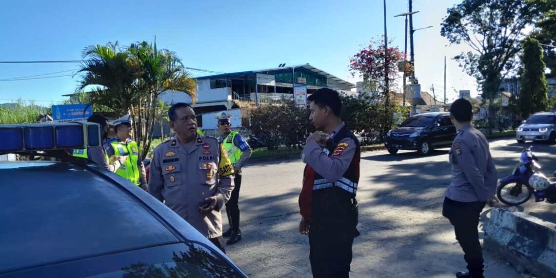 Polsek Baros Efektifkan Kegiatan PAS BUKA (Patroli Sebelum Buka Puasa) Di Jalur Lingkar Selatan Baros