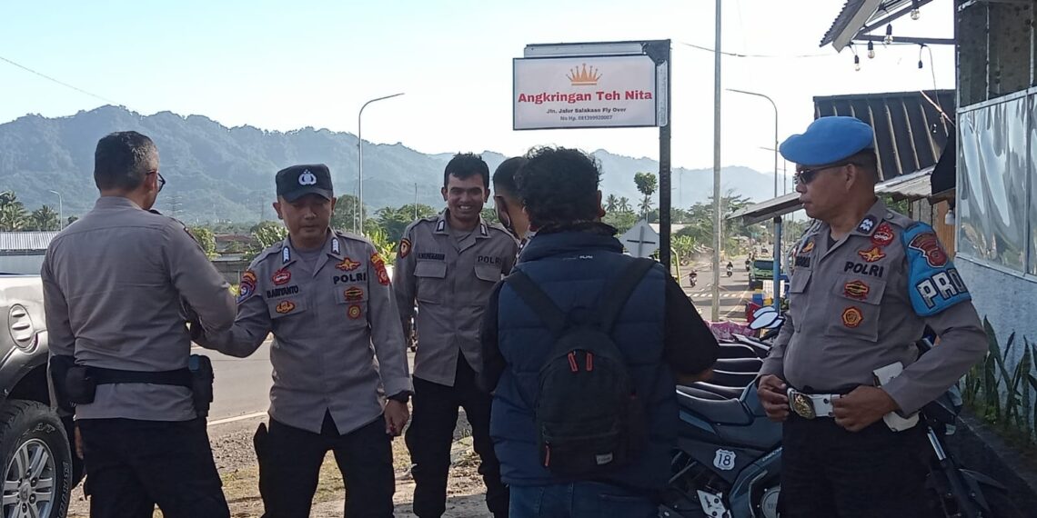 Polsek Kebonpedes Gelar Patroli Jelang Buka Puasa