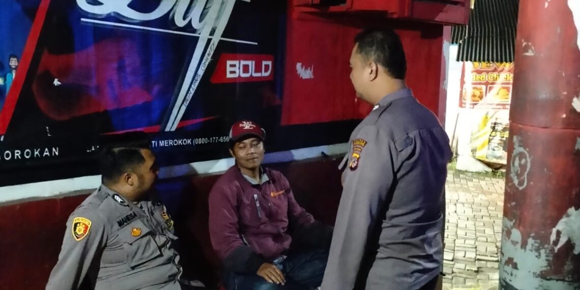 Patroli Strong Point Malam Hari Wujudkan Situasi Kamtibmas Yang Aman Dan Kondusif