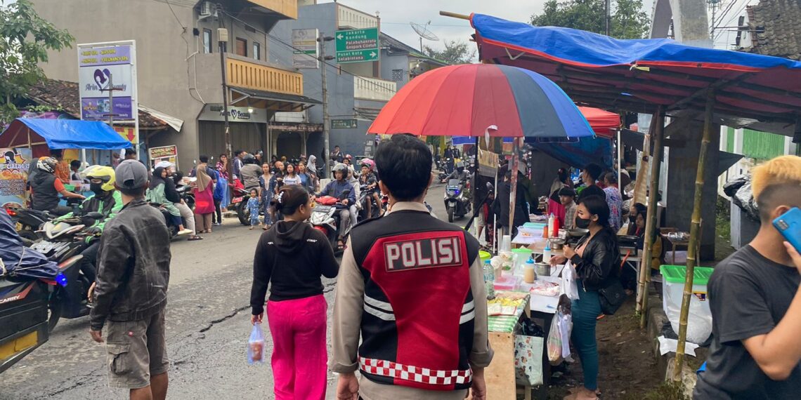 Jelang Buka Puasa, Polsek Citamiang Polres Sukabumi Kota Laksanakan Patroli Cipkon
