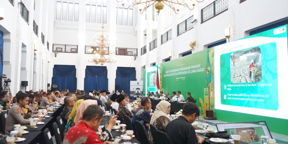 Rapat Koordinasi Ketahanan Pangan dan Produktivitas Pertanian di Jawa Barat