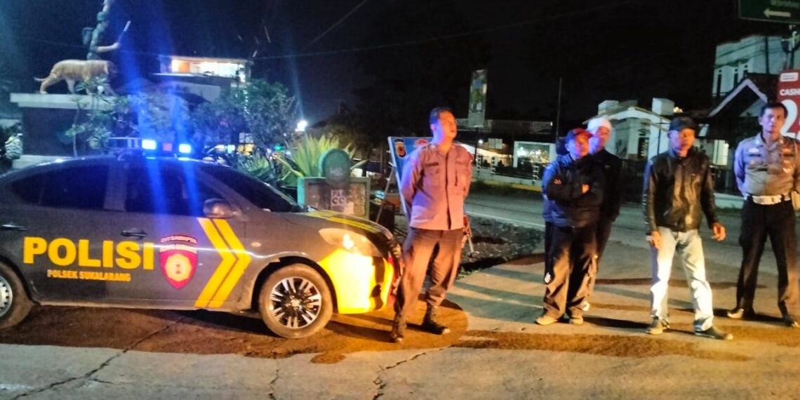 Patroli Strong Point Malam Hari Wujudkan Situasi Kamtibmas Yang Aman Dan Kondusif