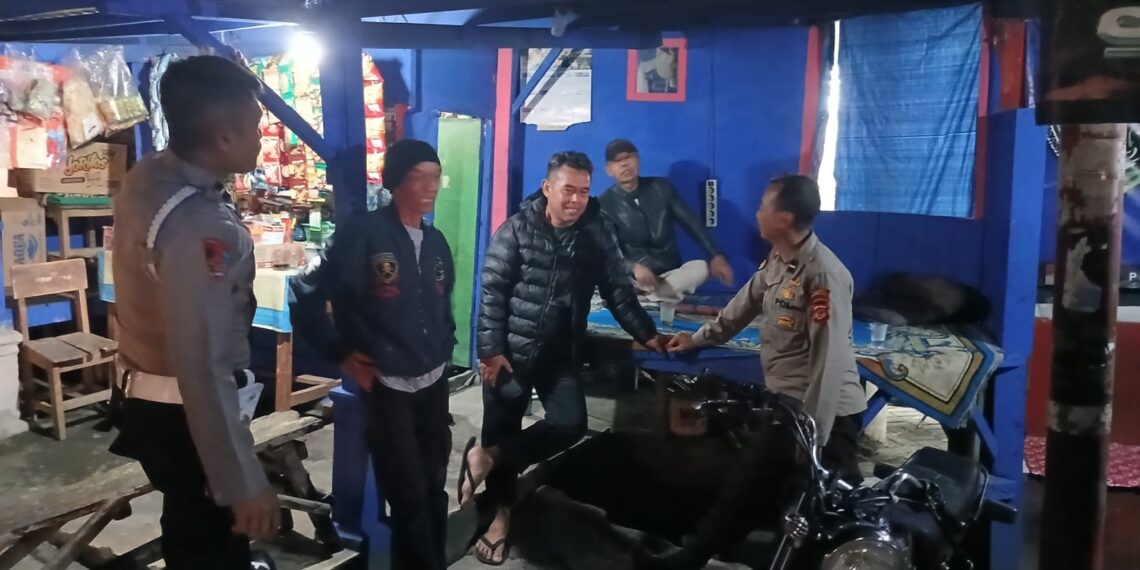 Patroli Strong Point Malam Hari Wujudkan Situasi Kamtibmas Yang Aman Dan Kondusif