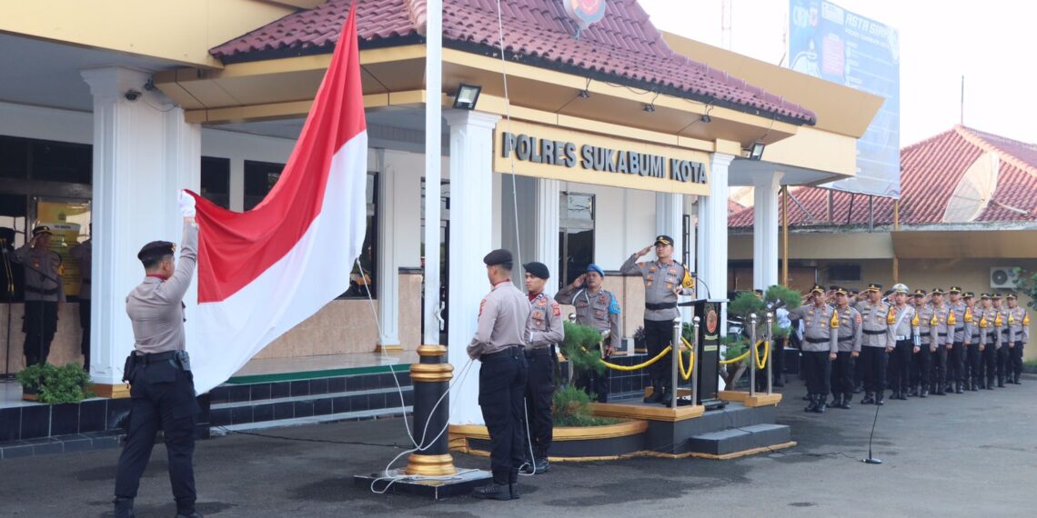Gelar Upacara Hari Kesadaran Nasional, Ini Penyampaian Kapolres Sukabumi Kota