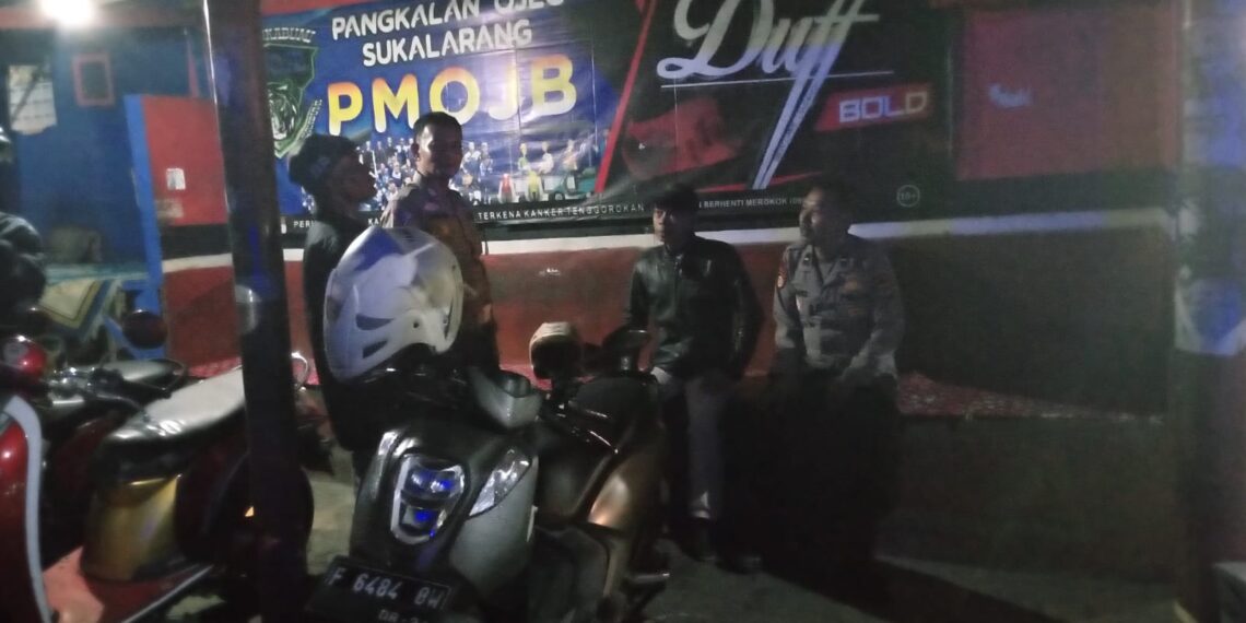 Patroli Strong Point Malam Hari Wujudkan Situasi Kamtibmas Yang Aman Dan Kondusif