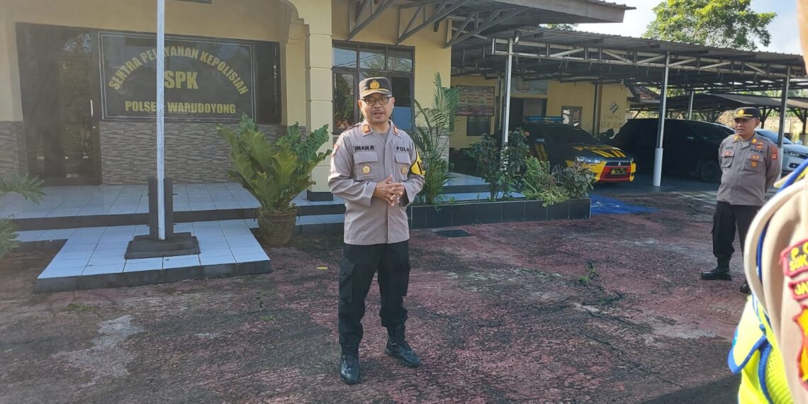Polsek Warudoyong Gelar Apel Pagi Sebagai Bentuk Kedisiplinan