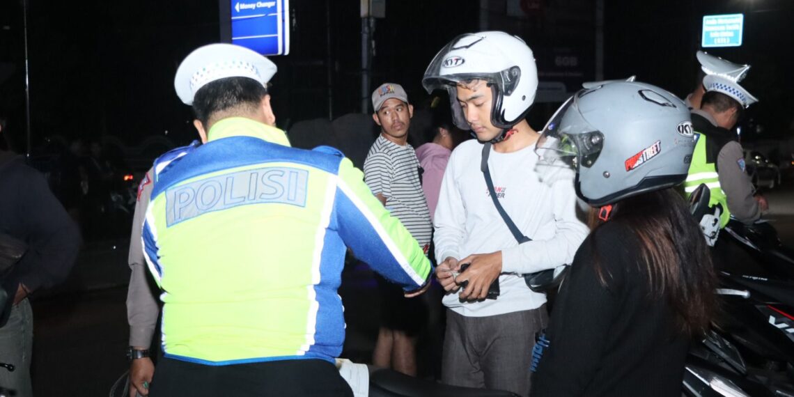 Gunakan Knalpot Bising, Belasan Pengendara Sepeda Motor di Sukabumi Terjaring KRYD