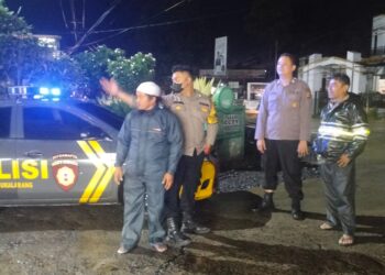 Patroli Strong Point Malam Hari Wujudkan Situasi Kamtibmas Yang Aman Dan Kondusif