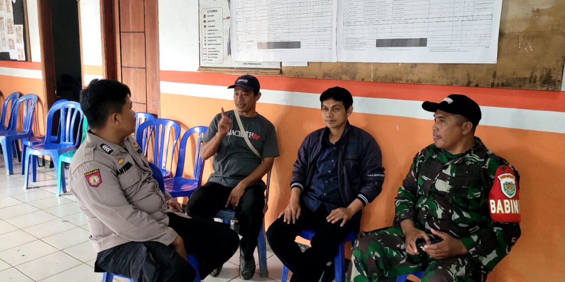 Sinergitas TNI-POLRI Bhabinkamtibmas dan Babinsa Prianganjaya Sambang Warga Binaan