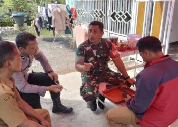 Bhabinkamtibmas Sambangi Warga Waspada Gangguan Kamtibmas