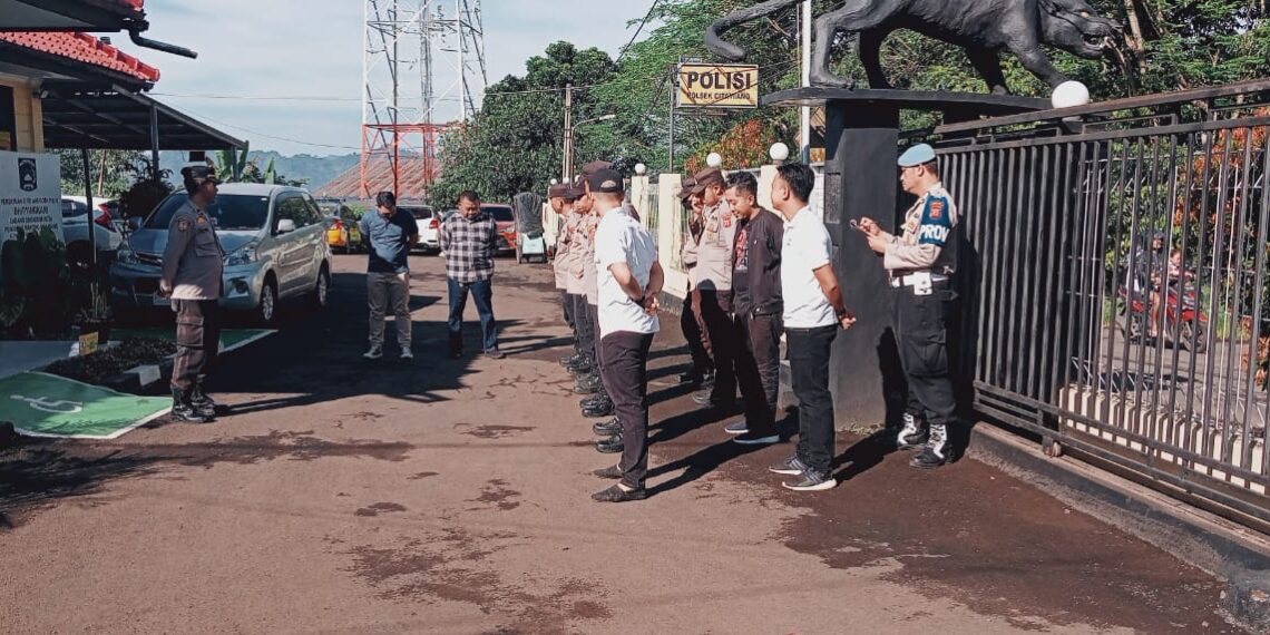 Polsek Citamiang Gelar Apel Pagi Sebagai Bentuk Kedisiplinan
