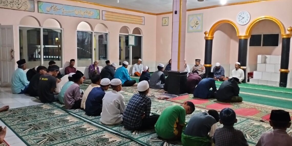 Upaya Ciptakan Harkamtibmas yang Kondusif, Sambang Mesjid