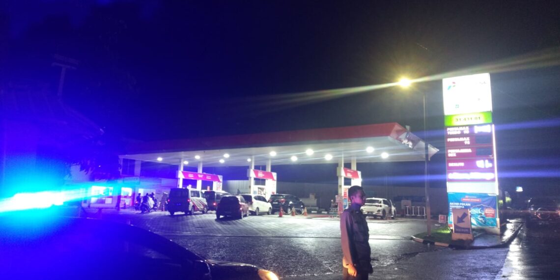 Polsek Citamiang Tingkatkan Patroli Strong Point Antisipasi Gangguan Kamtibmas Di Malam Hari